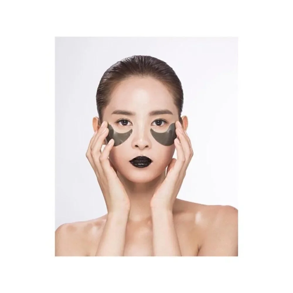 $8🌟 Shangpree Black & Gold Pearl Eye Mask